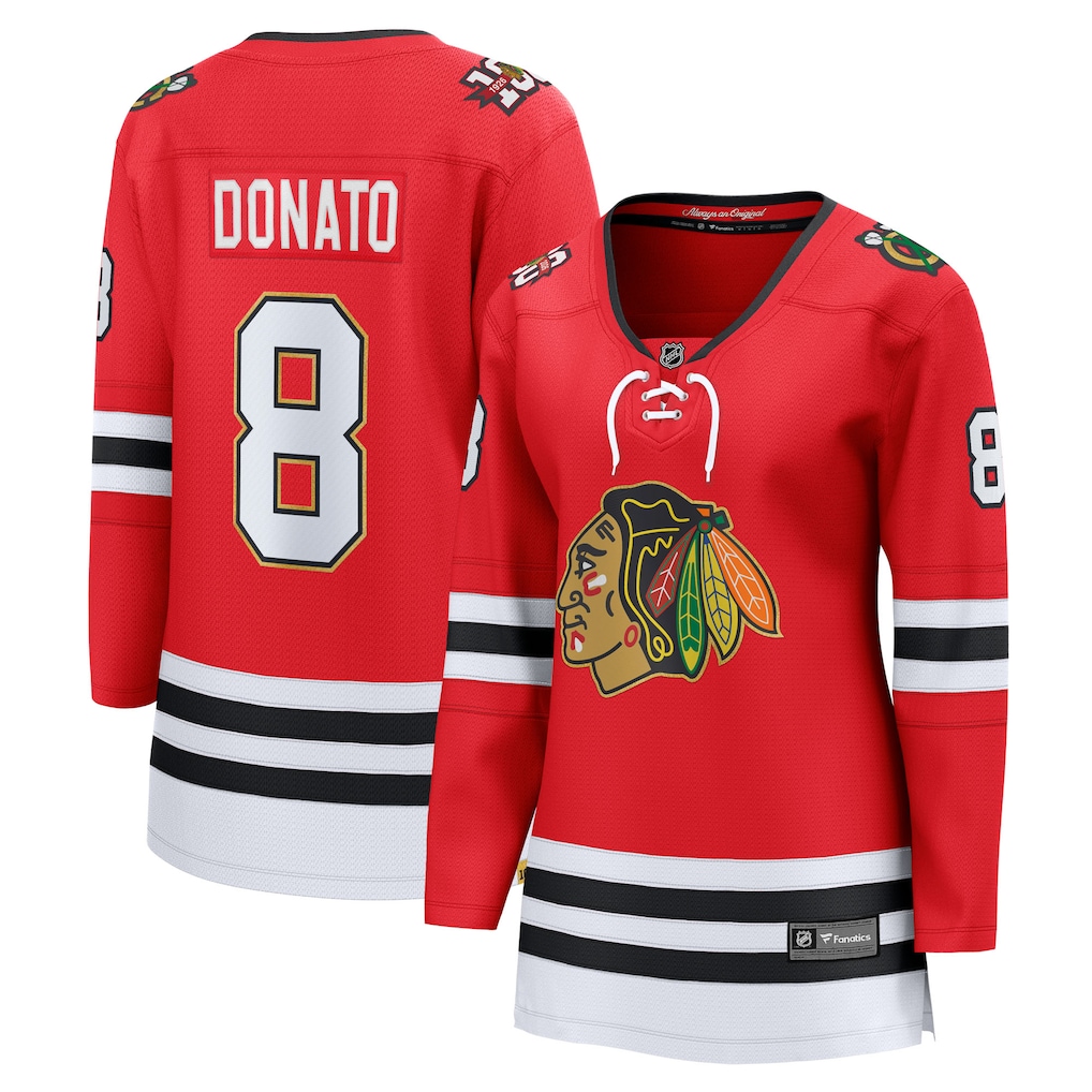 Women's Chicago Blackhawks Ryan Donato Fanatics Red Centennial Breakaway Player Jersey
