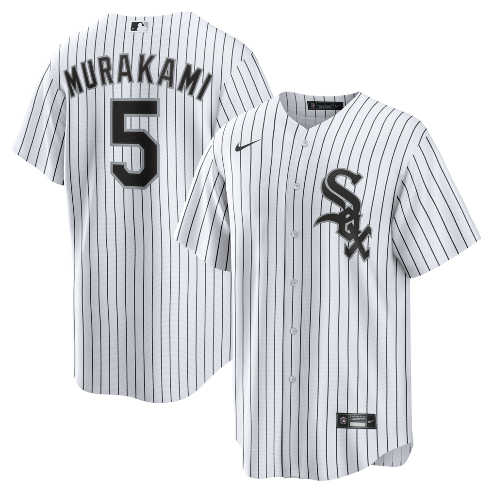 Men's Chicago White Sox Munetaka Murakami Nike White Home Replica Jersey