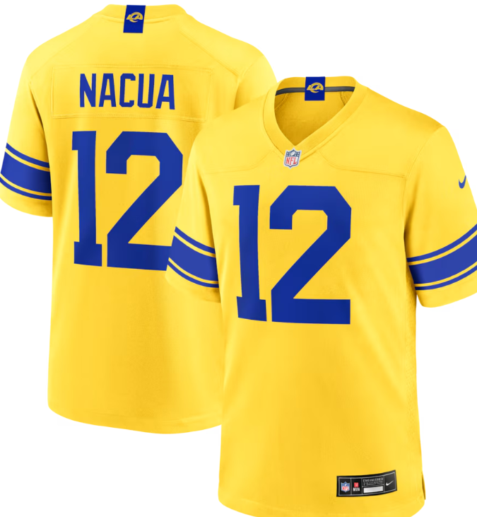 Men's Los Angeles Rams Puka Nacua Nike Classic Sol  Jersey