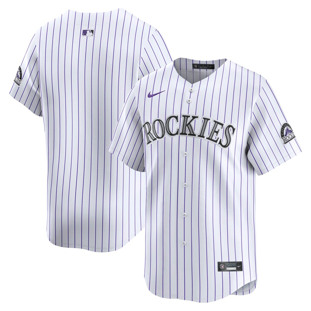 Youth Colorado Rockies  Nike White Home Limited Jersey