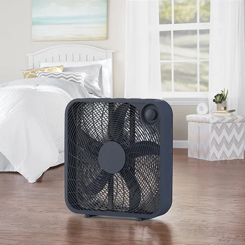 Mainstays 20 3-Speed Portable Box Fan, FB50-16HB, New, Black