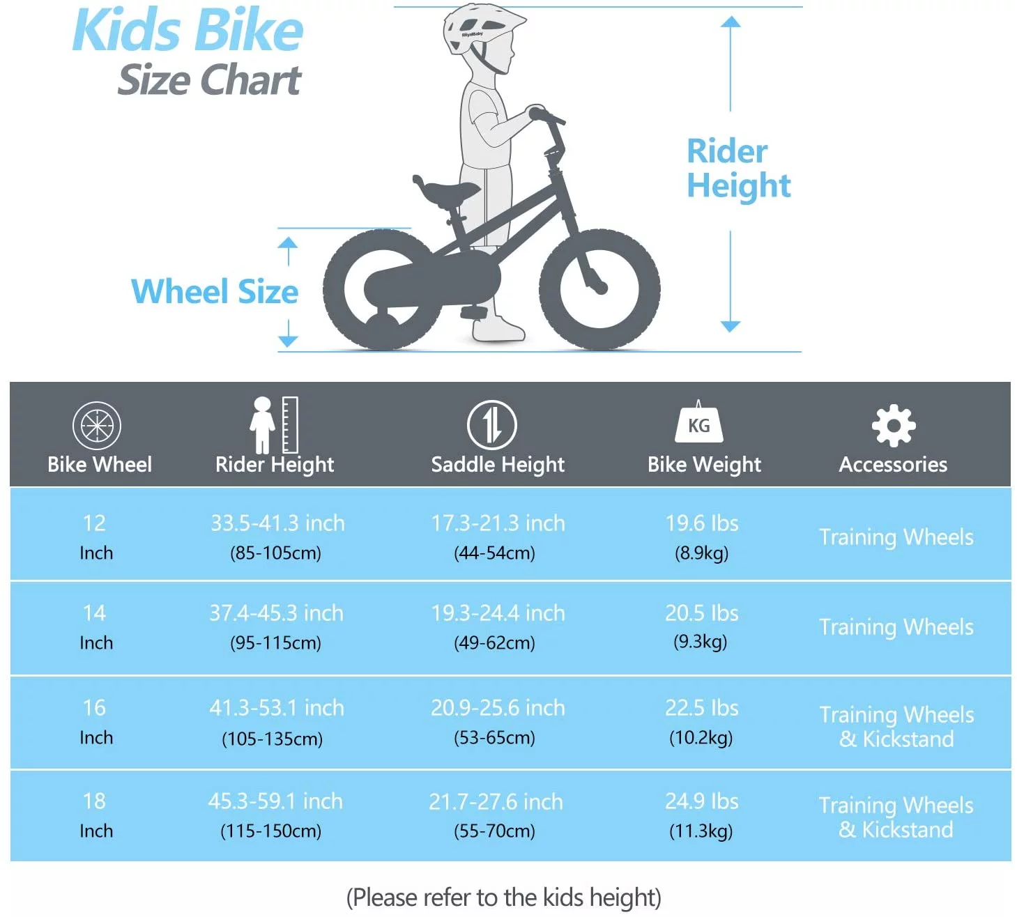 Royalbaby Chipmunk Boys Girls and Kid's Submarine Steel 18 In Bike with kickstand Blue