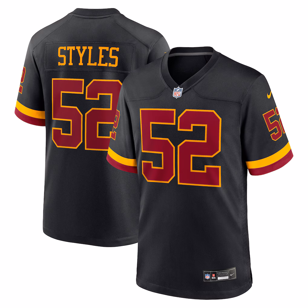 Men's Washington Commanders Sonny Styles Nike Black Jersey