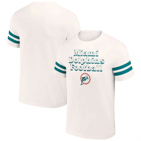 Men's Miami Dolphins Cream X Darius Rucker Collection Vintage T Shirt