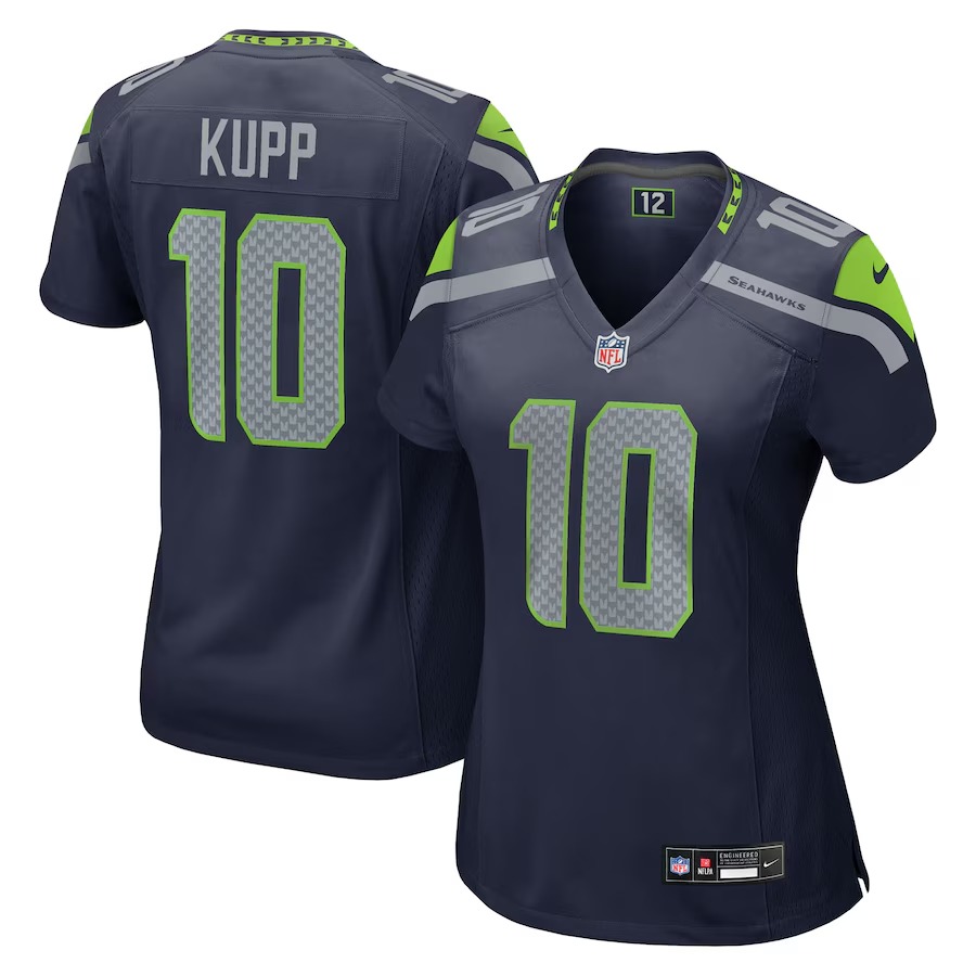Women's Seattle Seahawks Cooper Kupp Nike  College Navy Team Game Jersey