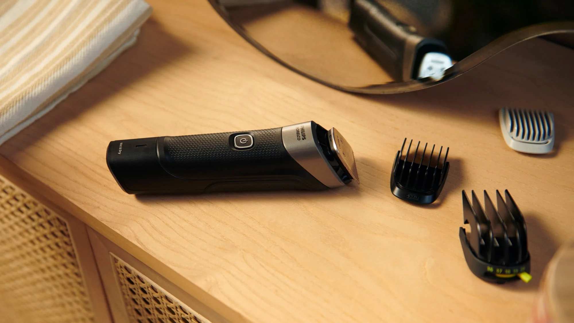 Philips Norelco Multigroom Series 5000 18 Piece, Beard Face, Hair, Body and Intimate Hair Trimmer For Men - No Blade Oil MG5900/49