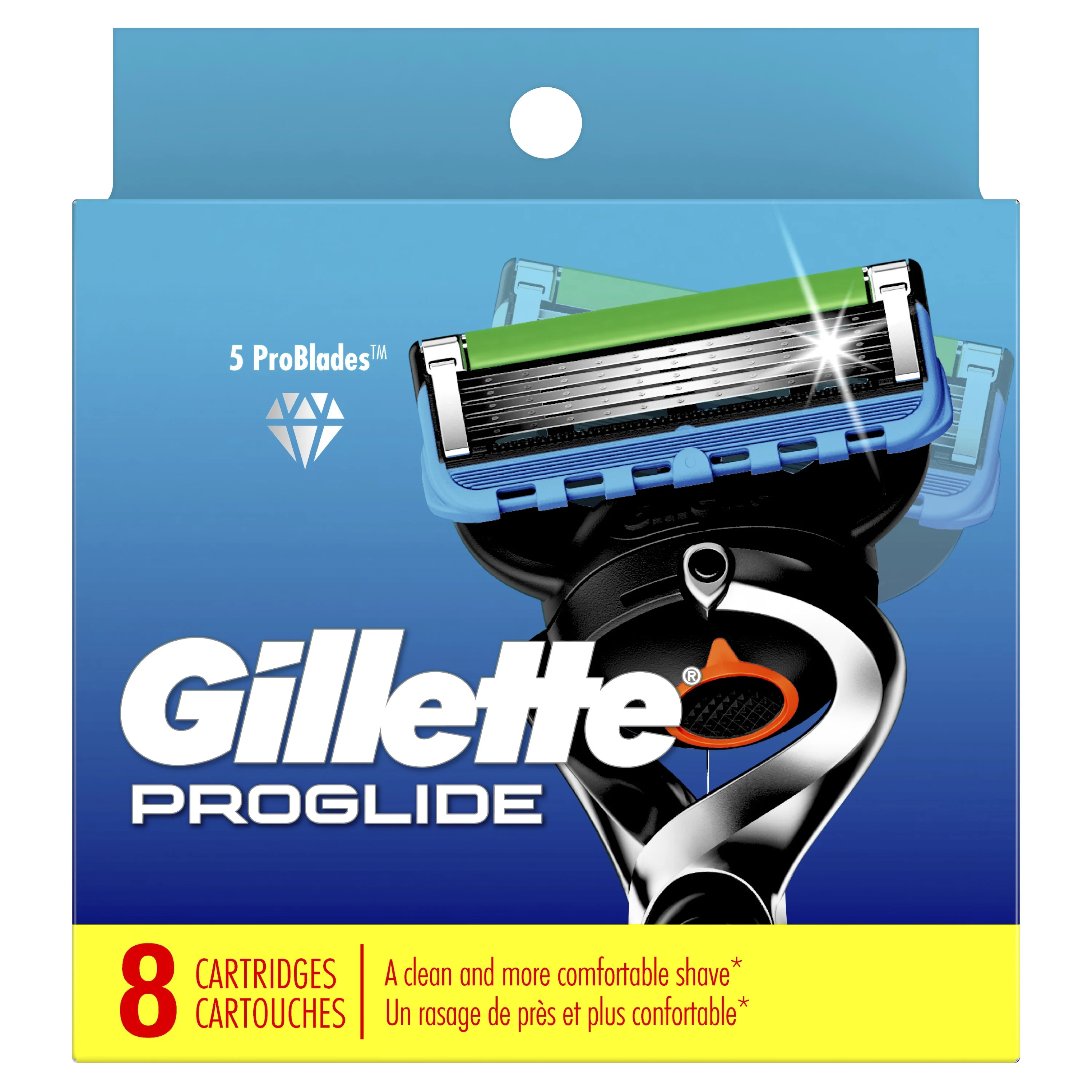 Gillette ProGlide Men's Razor Blades, 8 Blade Refills - Curated Treasures Market