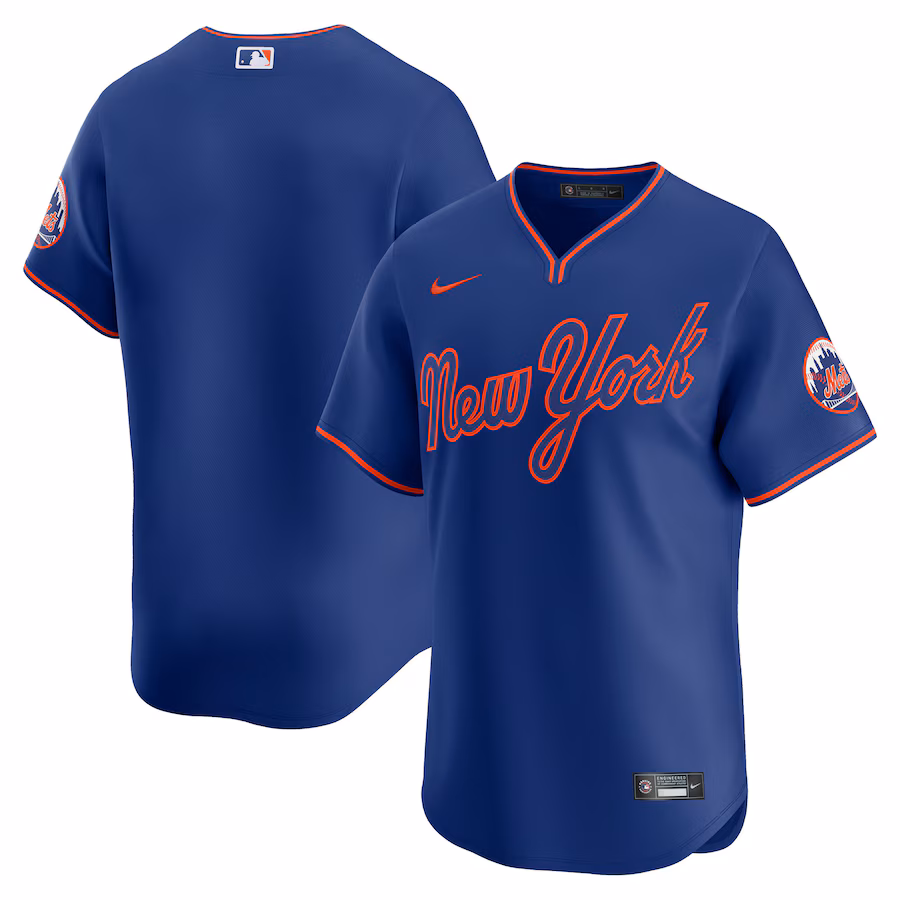 Men's New York Mets Nike Rush Blue Alternate Limited Jersey