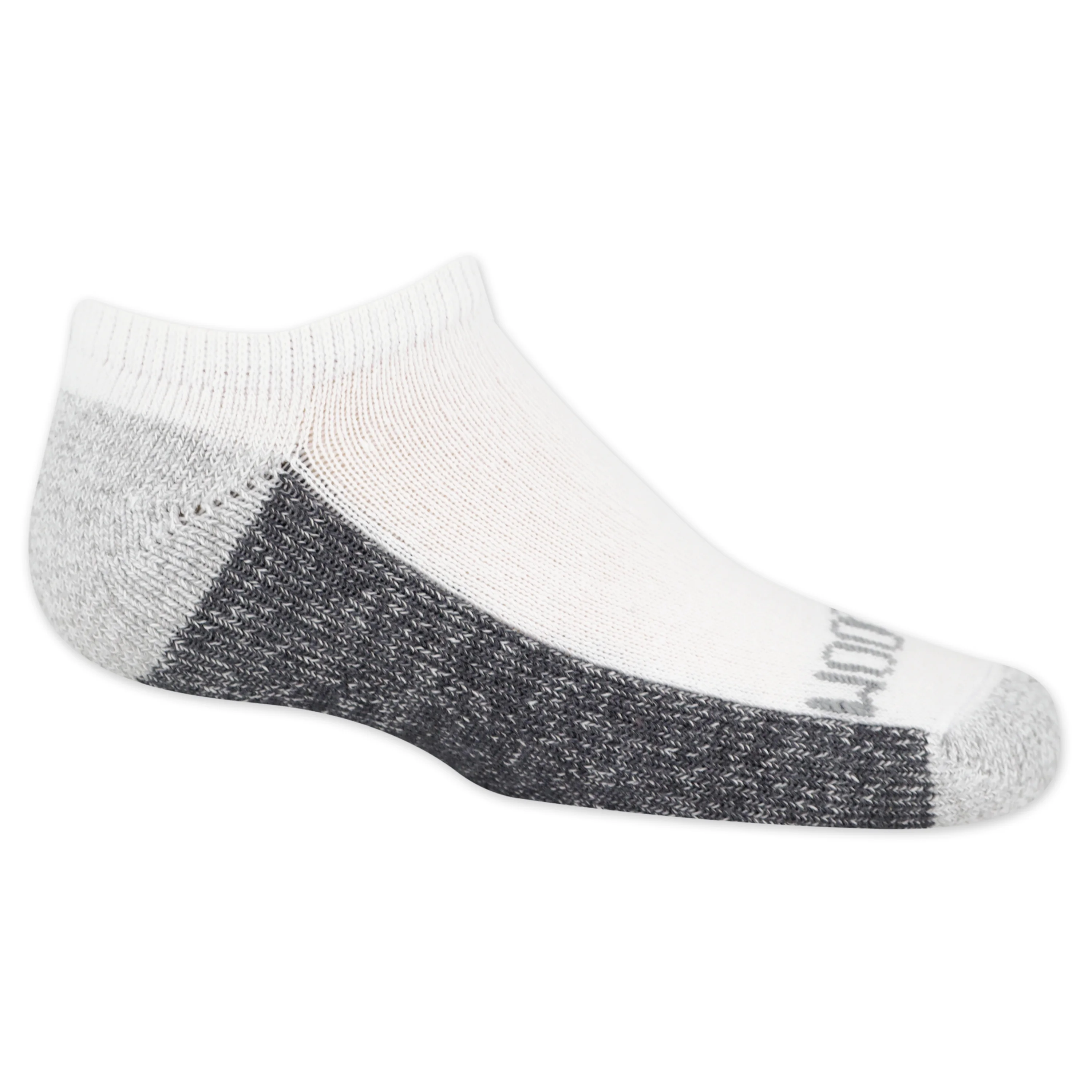 Fruit of the Loom Dual Defense No-Show Socks for Boys, White, Sizes 3-9 (10-Pack) - Curated Treasures Market