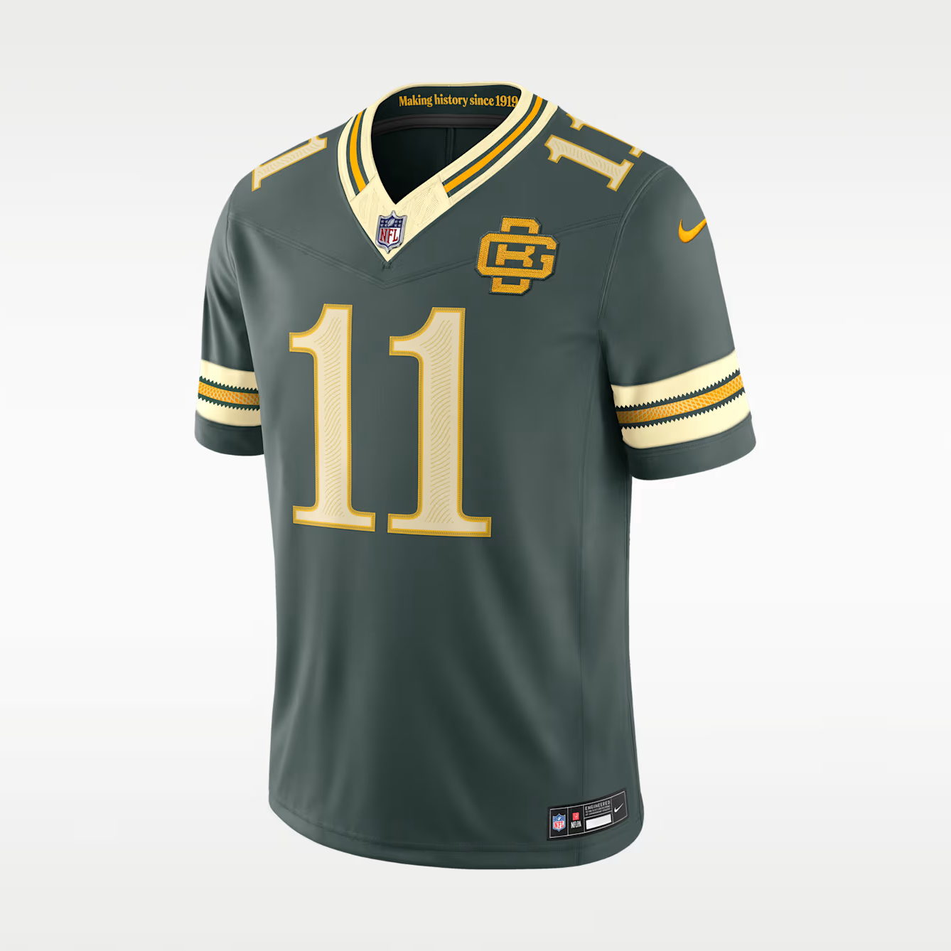 Men's Jayden Reed Green Bay Packers Rivalries Collection Vapor F.U.S.E. Stitched Limited Jersey