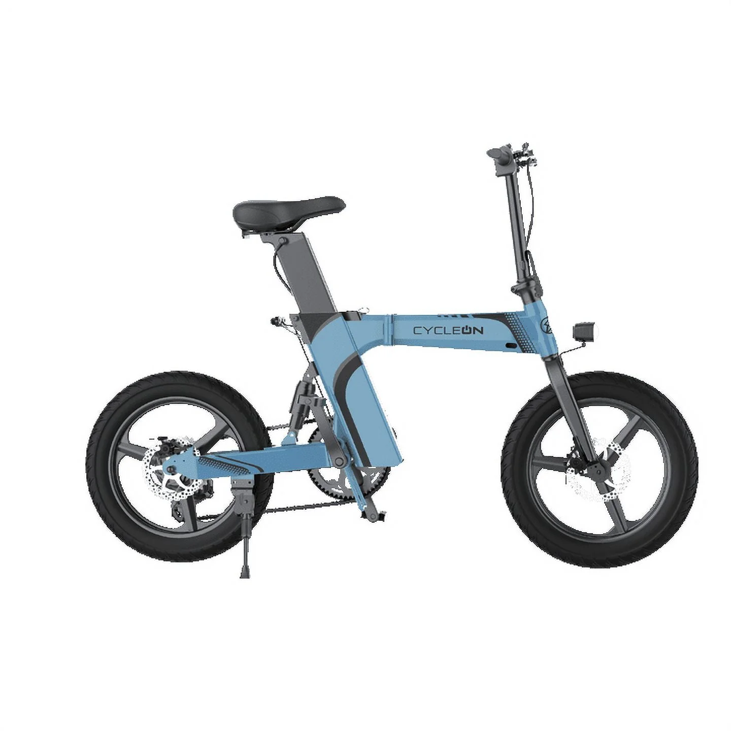 CycleOn - The Long Range 20 Foldable Electric Bicycle 7 Speed, 500W Motor, 36V Battery