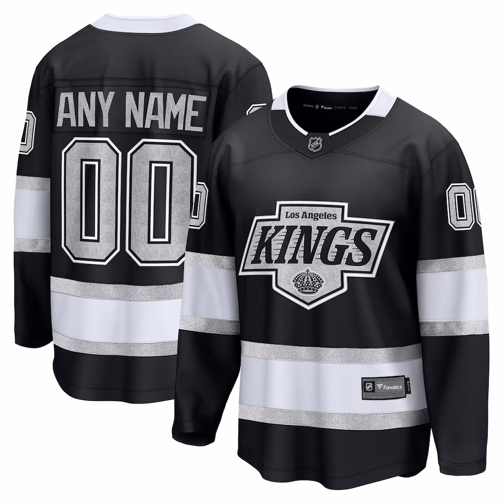 Men's Los Angeles Kings Fanatics Black Home Breakaway Custom Jersey
