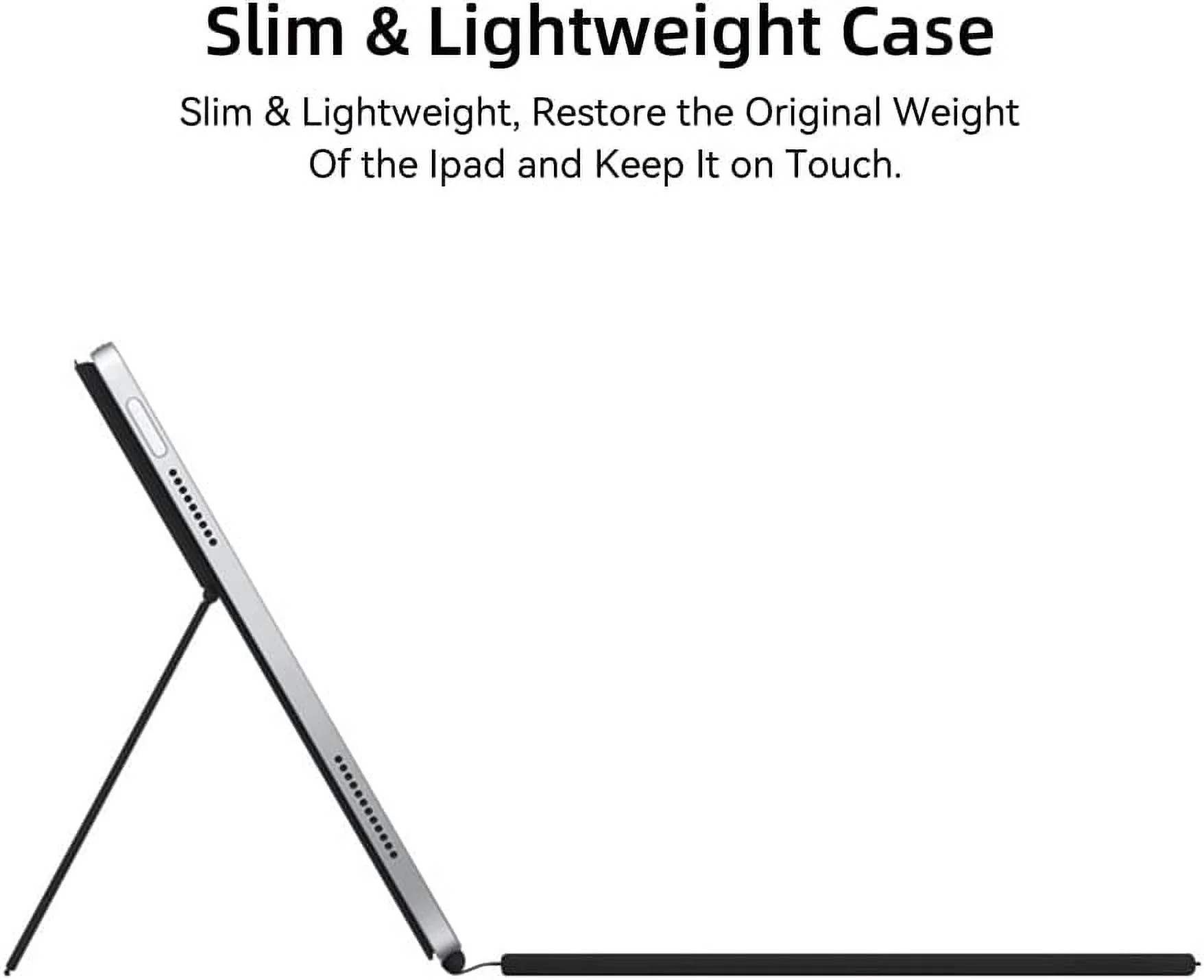 Magnetic Keyboard Case for iPad 10th Generation 10.9 inch (2022), Multi-Touch Trackpad, 7 Colors Backlit, Bluetooth Magnetic Detachable Keyboard Protective Case for iPad 10th Gen 2022 Black - Curated Treasures Market