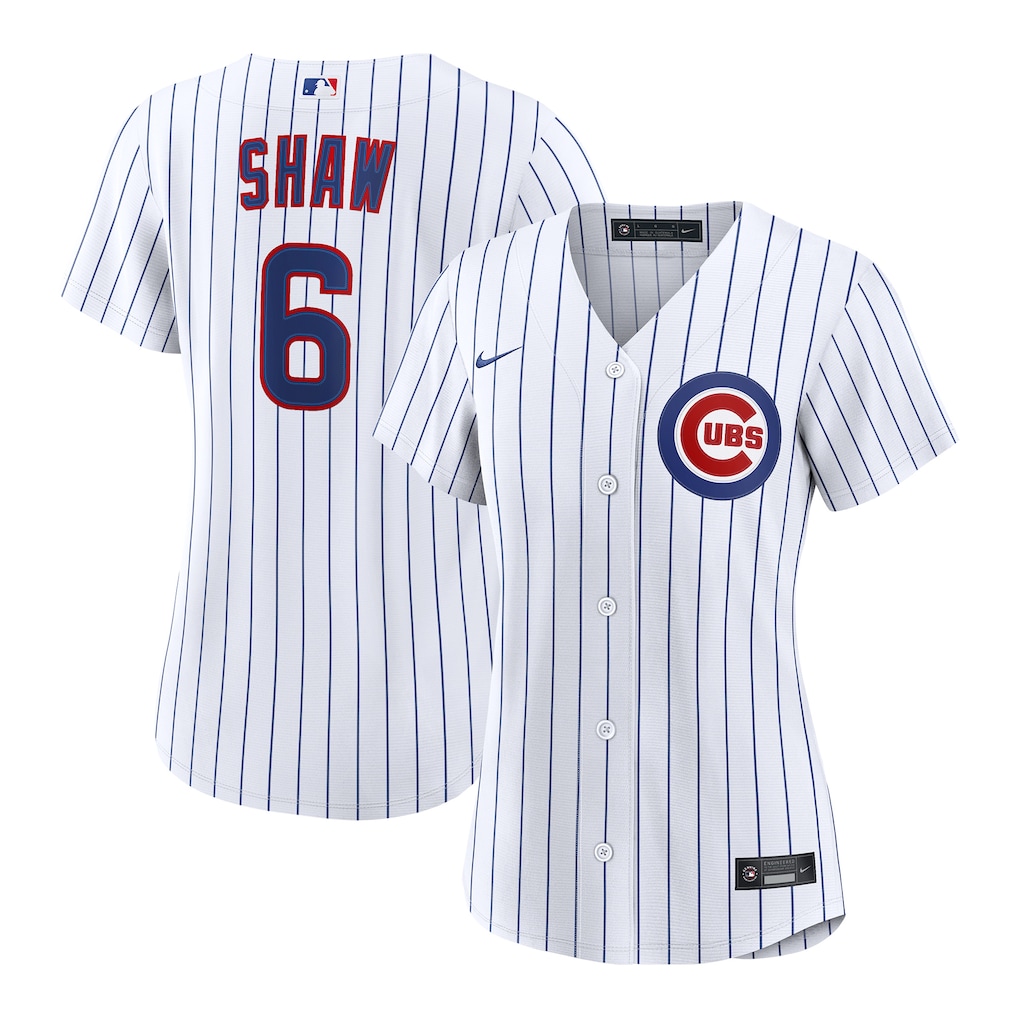 Women's Chicago Cubs Matt Shaw Nike White Home Replica Jersey