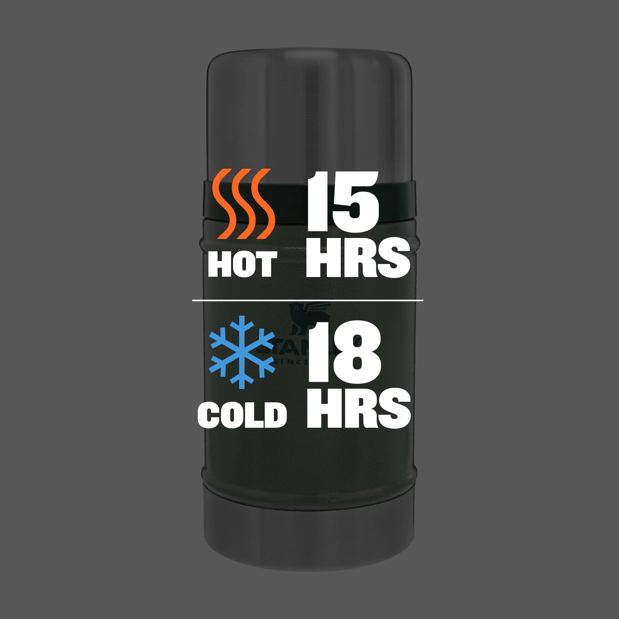 Stanley Classic Legendary Stainless Steel Food Storage Container, 24 oz