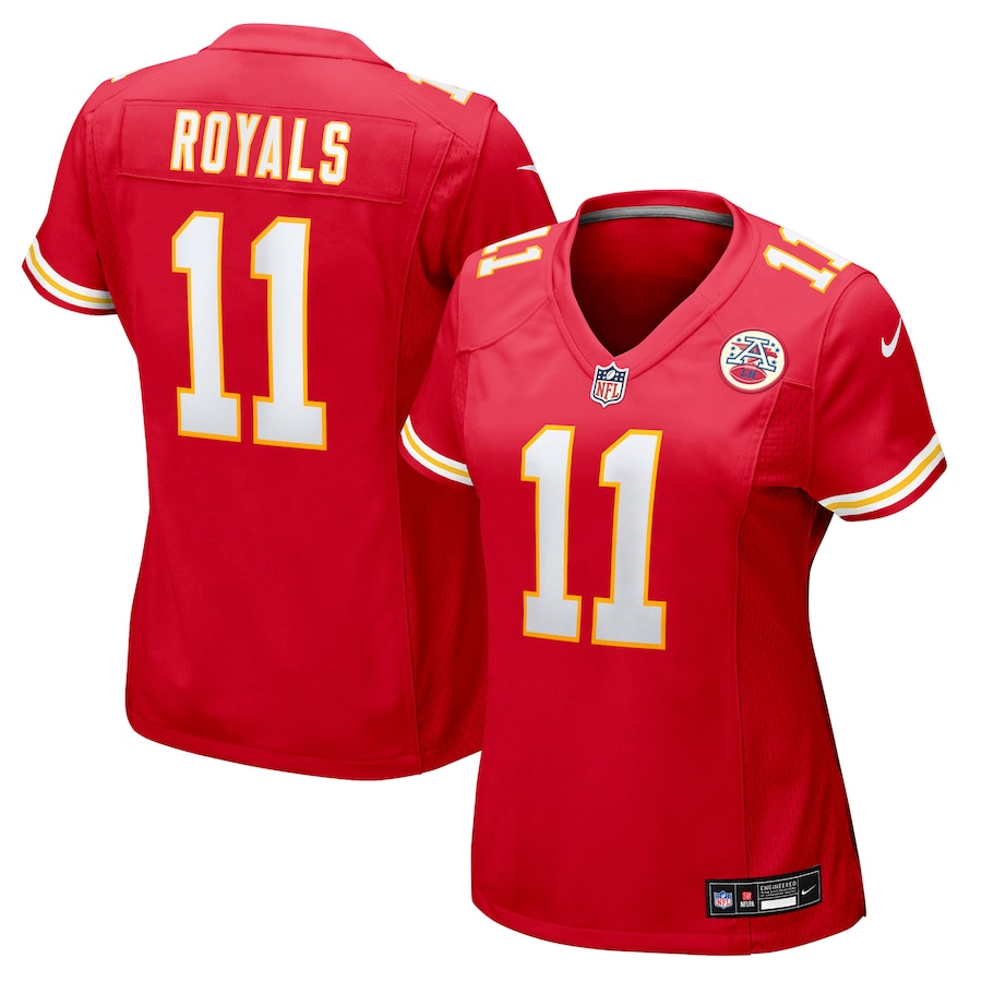 Women's Kansas City Chiefs Jalen Royals Nike Red Team Game Jersey