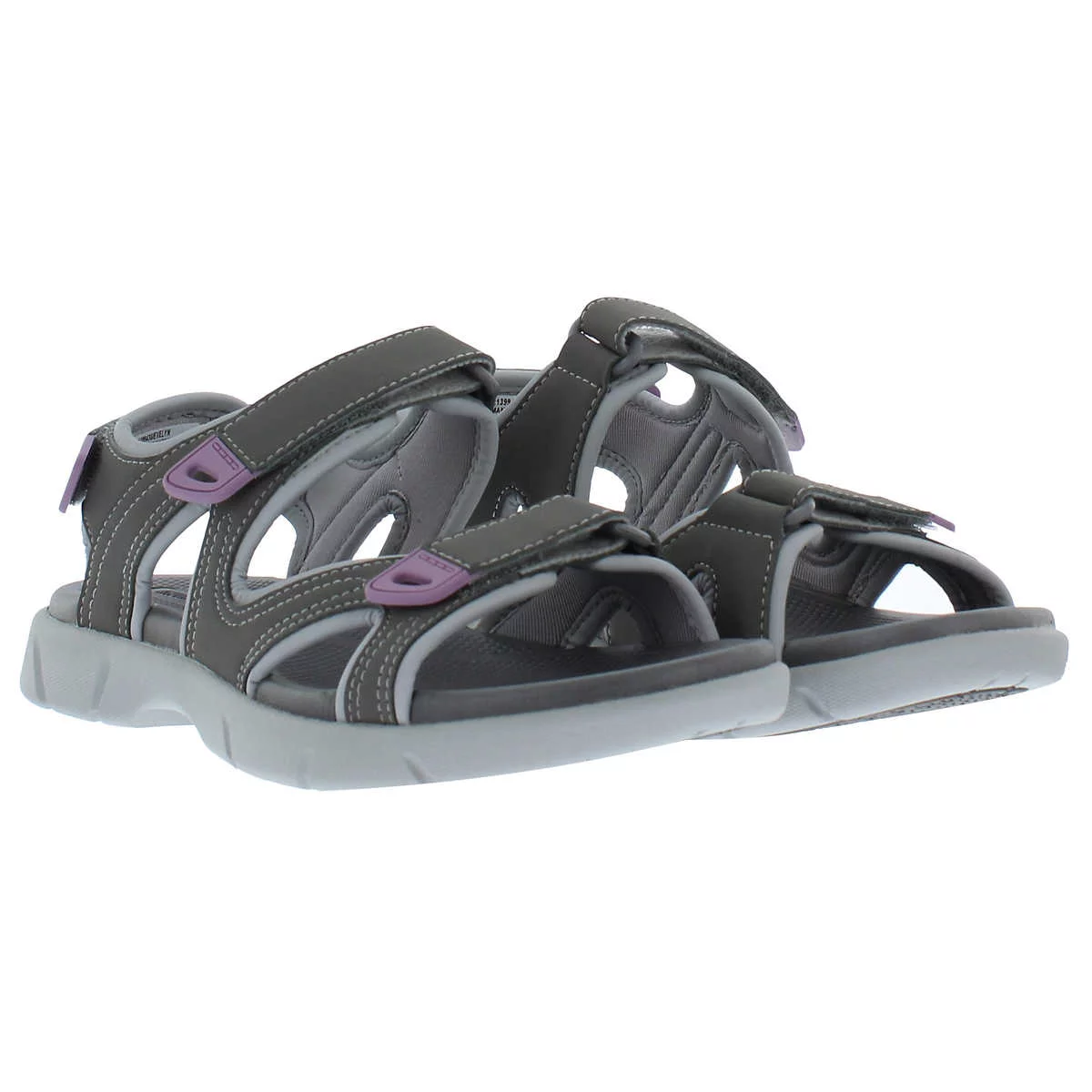 Khombu Ladies' Women's Outdoor Hiking Sandals, Comfortable Summer Sport Sandals, Athletic Walking Water Shoes (Grey, 7) - Curated Treasures Market