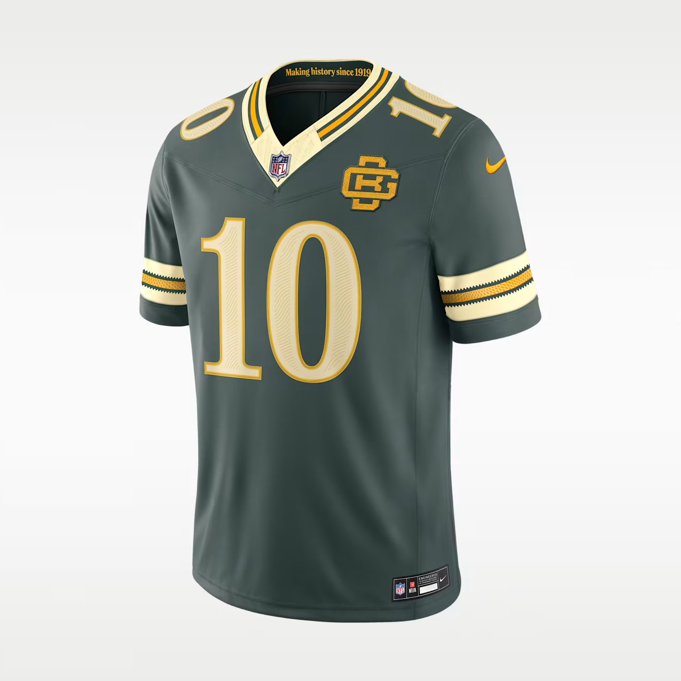 Men's Jordan Love Green Bay Packers Rivalries Collection Vapor F.U.S.E. Stitched Limited Jersey