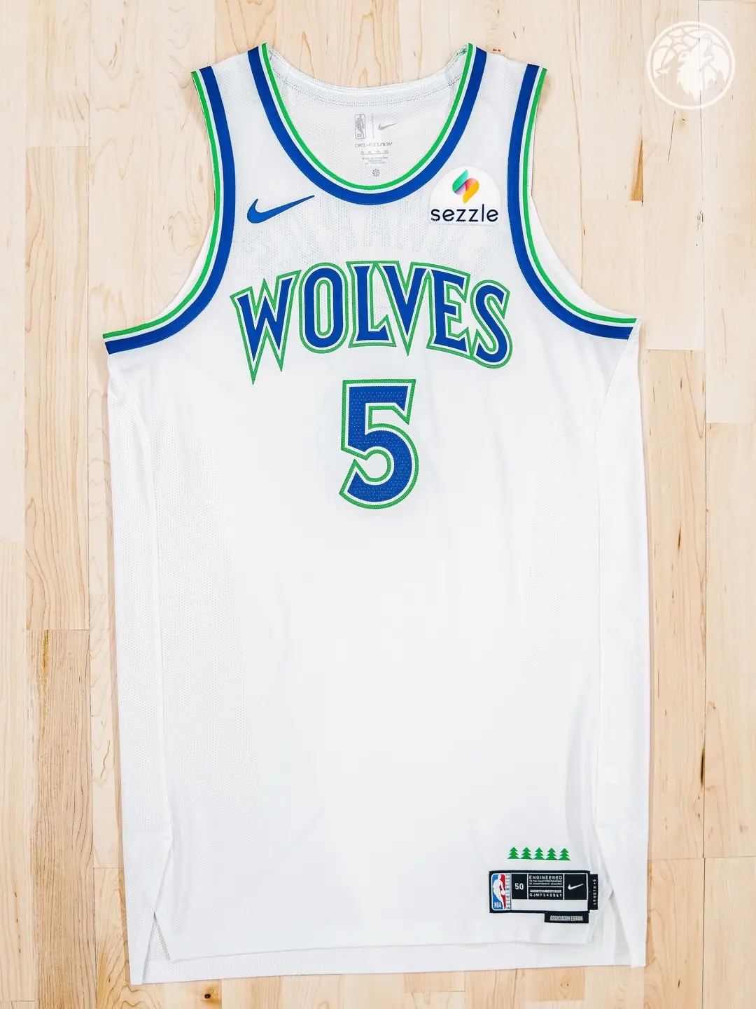 Men's Minnesota Timberwolves Anthony Edwards Nike White Swingman Jersey - Classic Edition