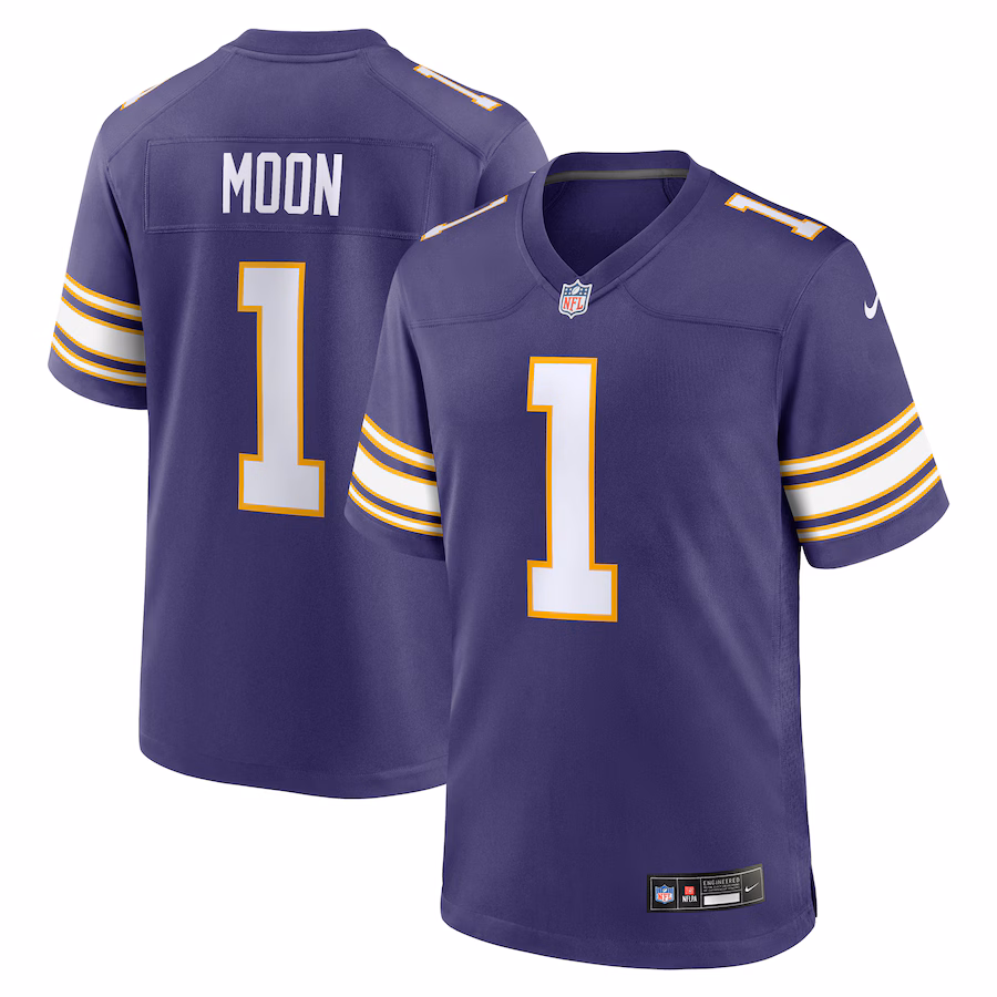 Men's Minnesota Vikings Warren Moon Nike Purple Retired Player Alternate Game Jersey