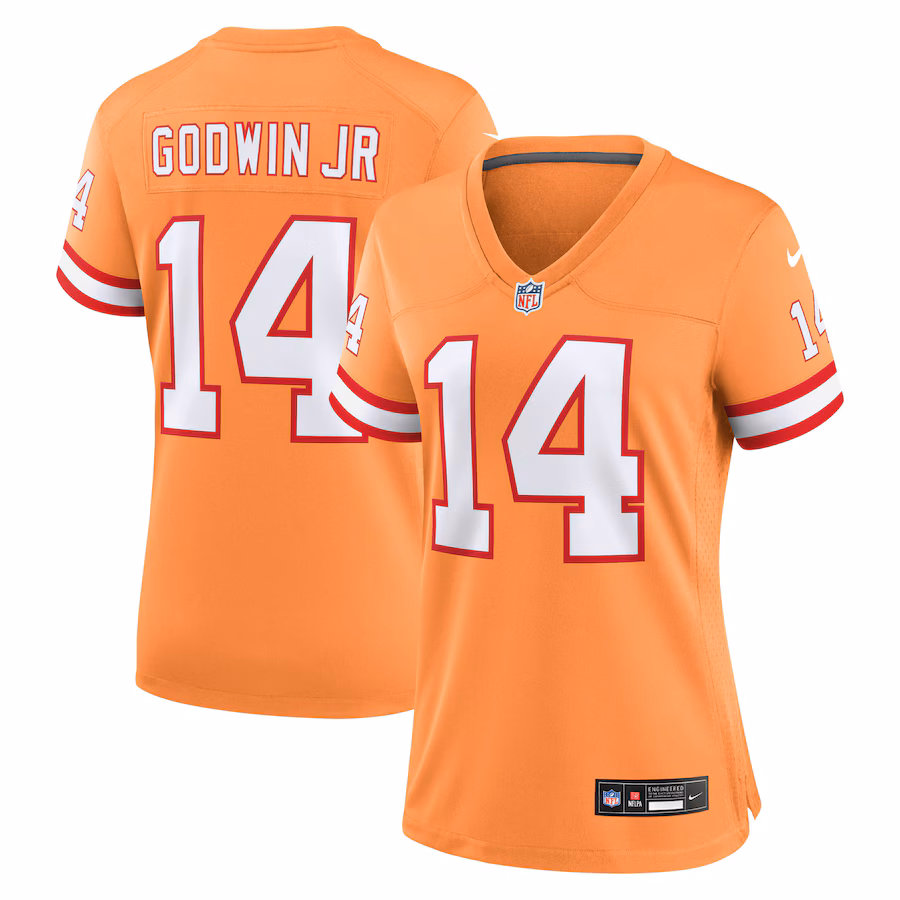 Women's Tampa Bay Buccaneers Chris Godwin Jr. Nike Orange Alternate Game Player Jersey