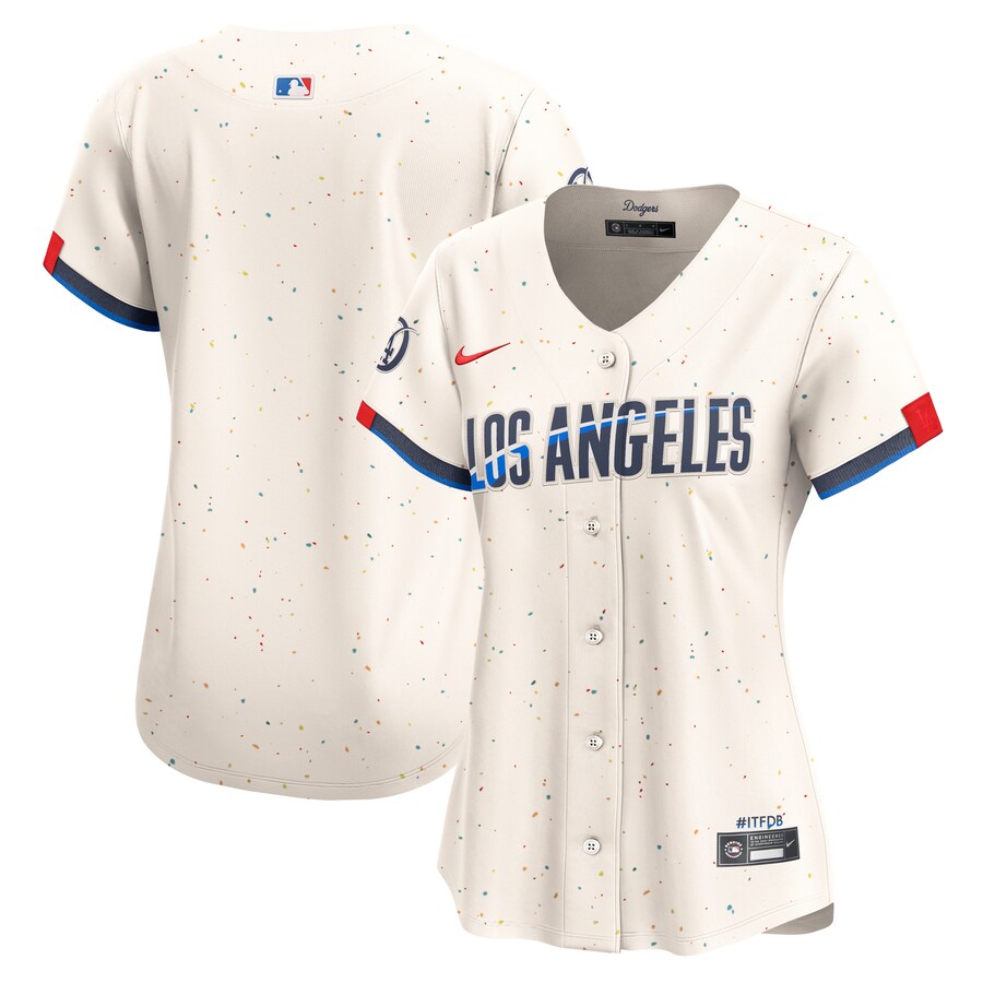 Women's Los Angeles Dodgers Nike Cream City Connect Limited Jersey