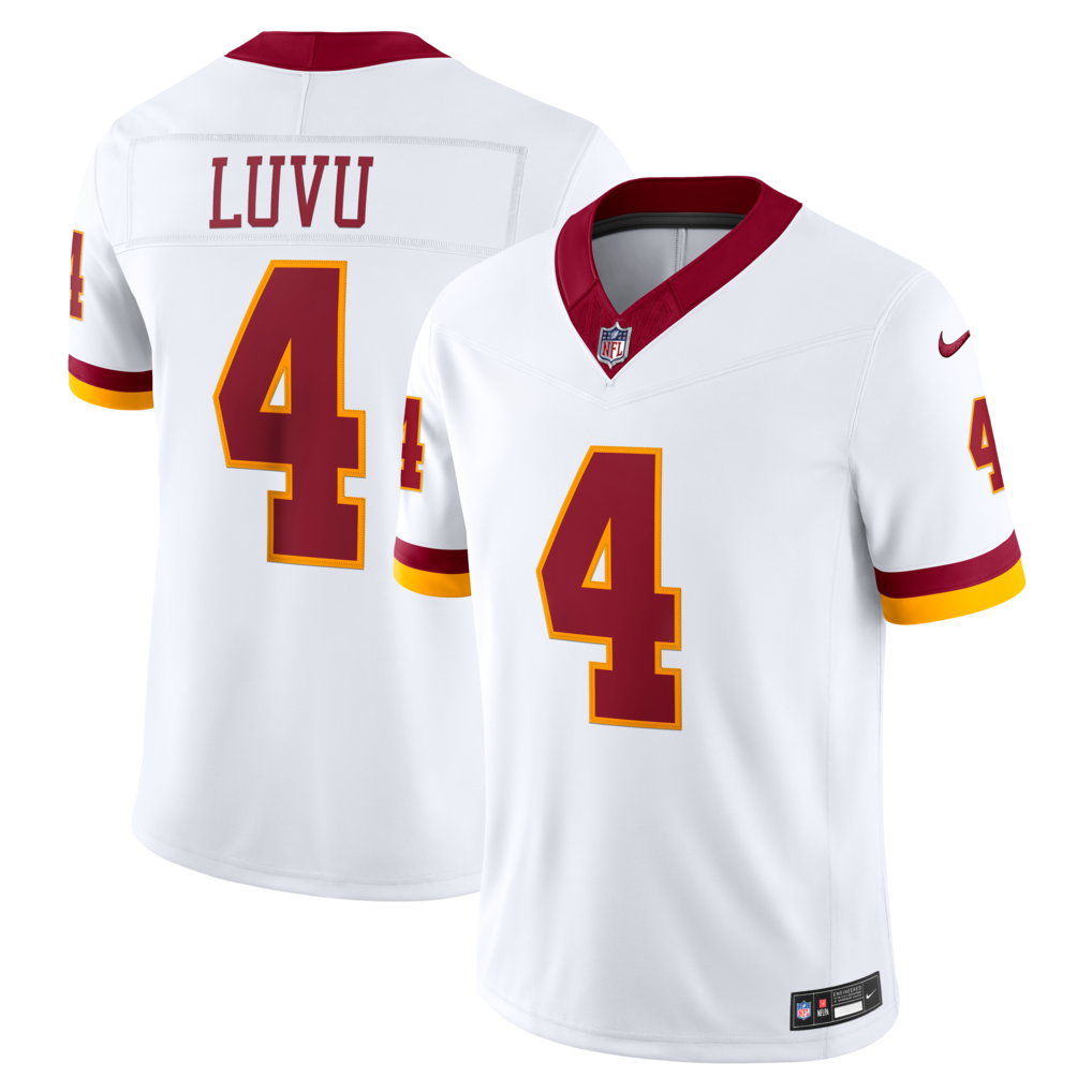 Men's Washington Commanders Frankie Luvu Nike White Super Bowl Era Vapor F.U.S.E. Sewn Down Limited Jersey