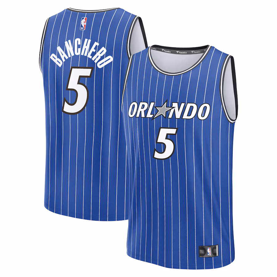 Youth Orlando Magic Paolo Banchero Fanatics Blue Fast Break Replica Player Jersey - Icon Edition