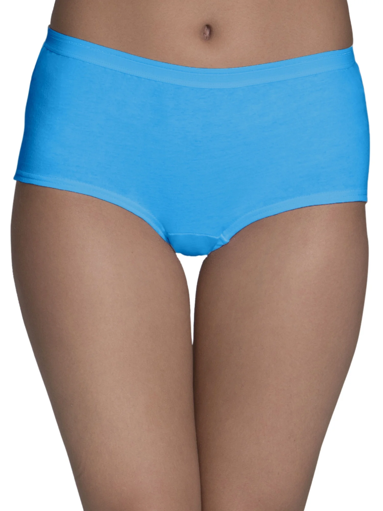 Fruit of the Loom Women's Assorted Cotton Boy Short, 6 Pack - Curated Treasures Market