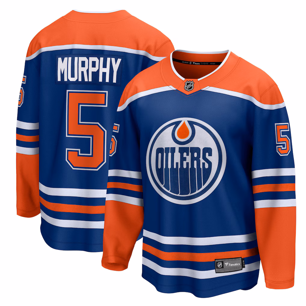 Men's Edmonton Oilers Connor Murphy Fanatics Royal Home Breakaway Jersey