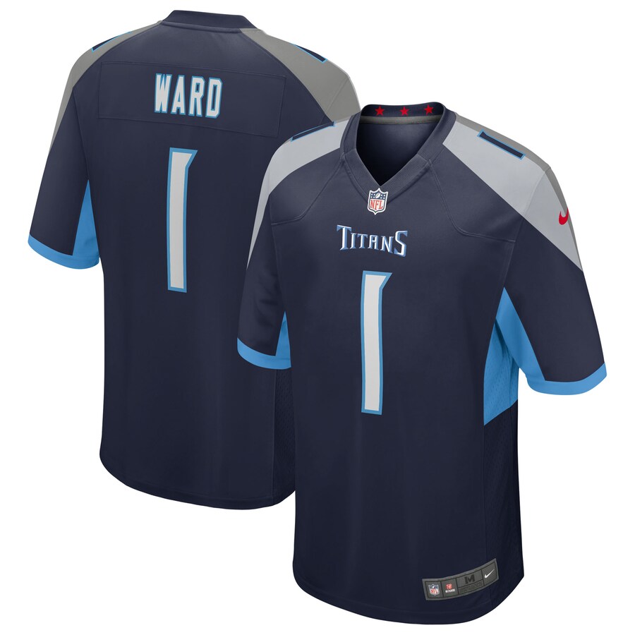 Men's Tennessee Titans Cameron Ward Nike Navy 2025 NFL Draft First Round Pick  Alternate Game Jersey