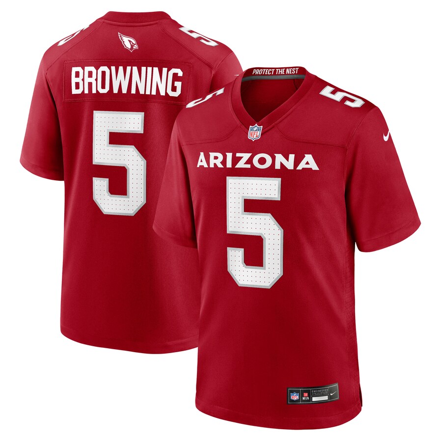 Men's Arizona Cardinals Baron Browning Nike Cardinal Team Game Jersey
