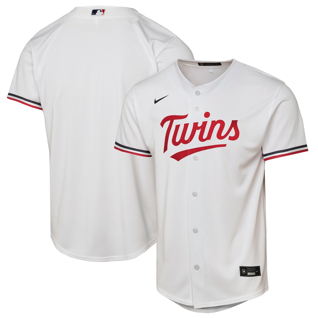 Youth Minnesota Twins  Nike White Home Replica Jersey