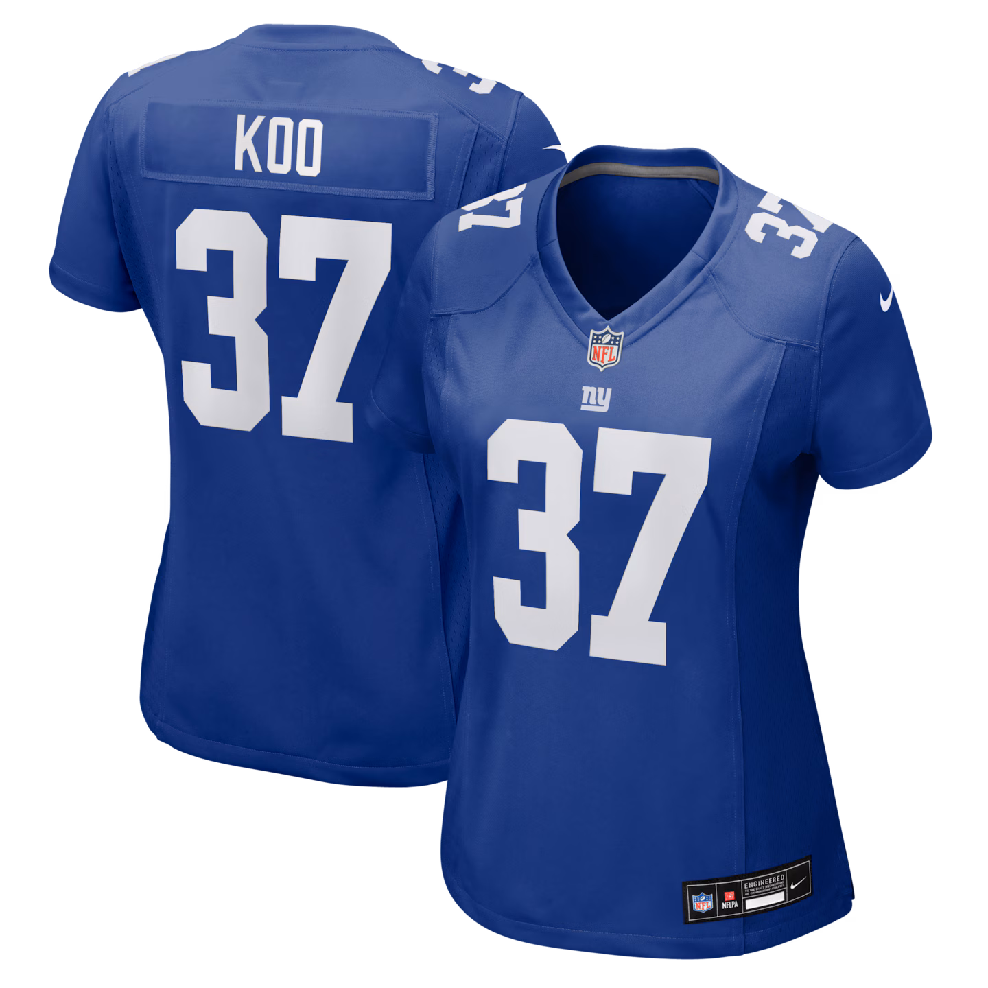 Women's New York Giants Younghoe Koo Nike Royal Team Game Jersey