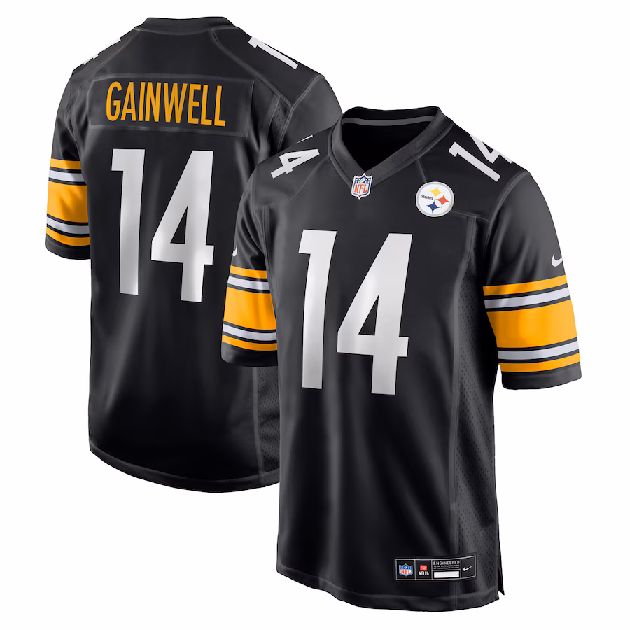 Men's Pittsburgh Steelers Kenneth Gainwell Nike Black Team Game Jersey