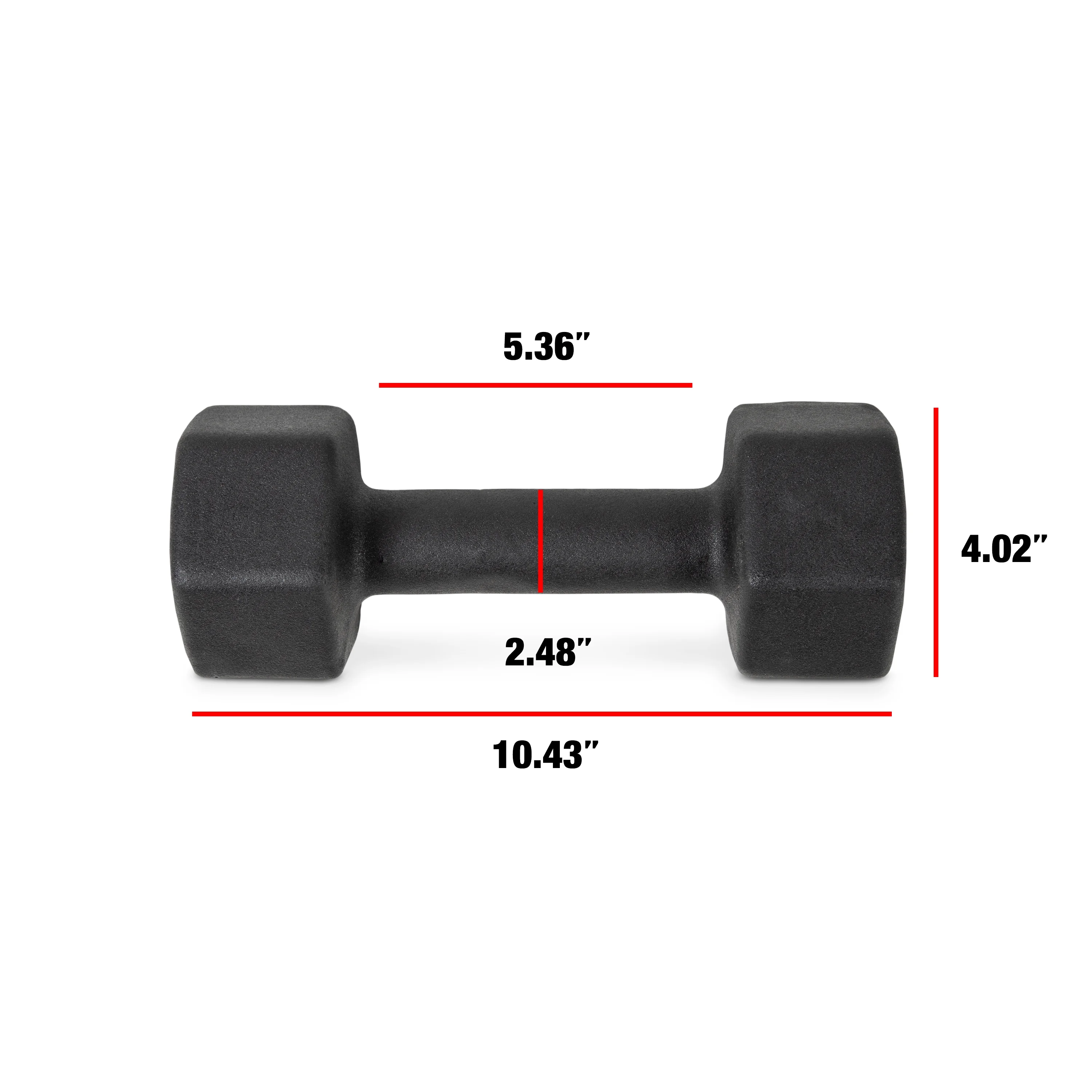CAP Barbell, 15lb Black Neoprene Dumbbell, Pair - Curated Treasures Market