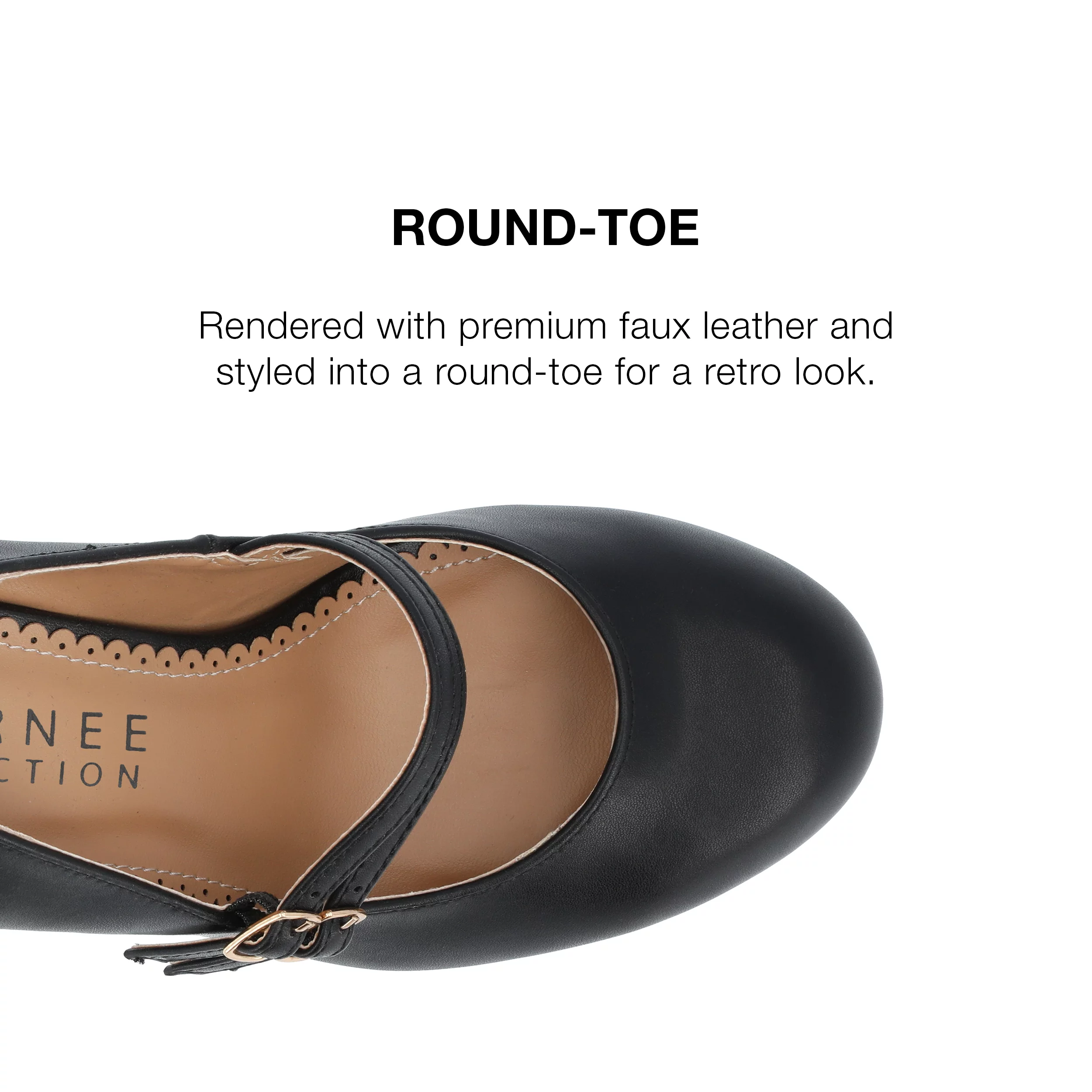 Journee Collection Womens Narrow Width Windy Round Toe Block Heel Mary Jane Pumps - Curated Treasures Market