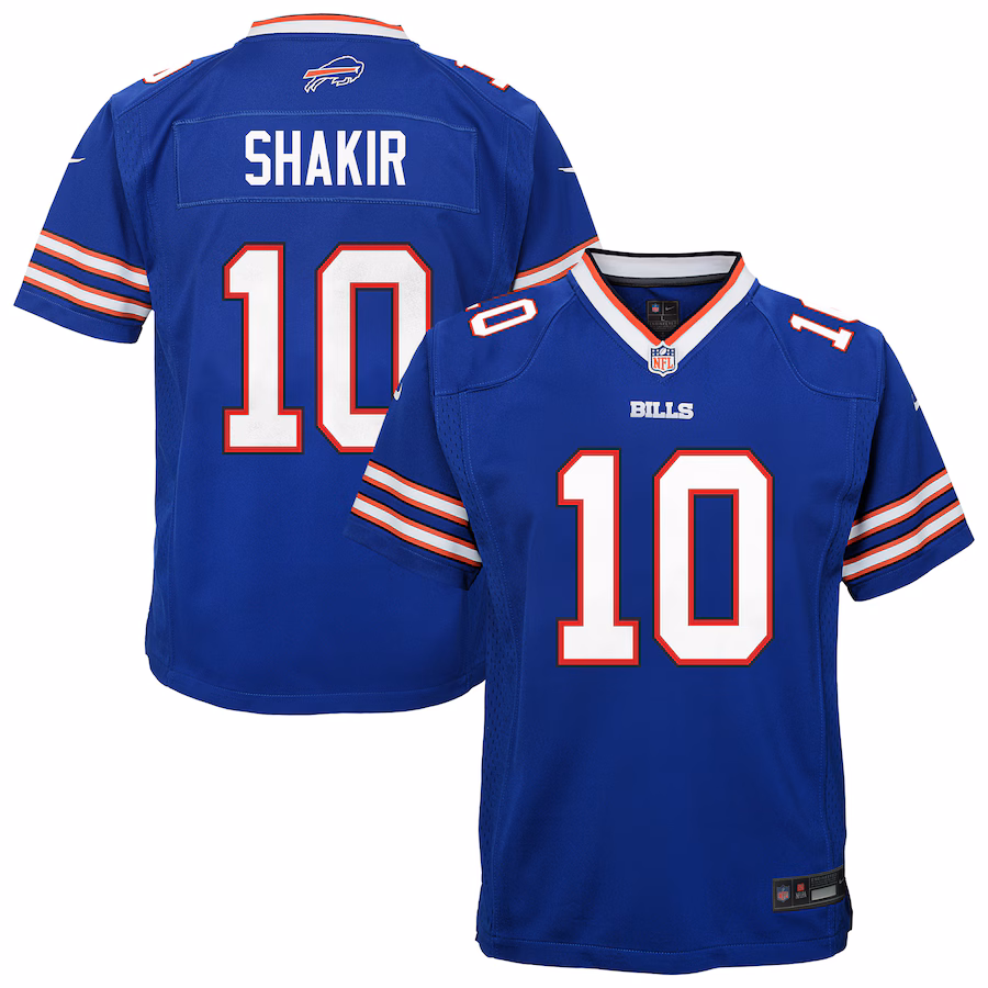 Youth Buffalo Bills Khalil Shakir Nike Royal Team Game Jersey