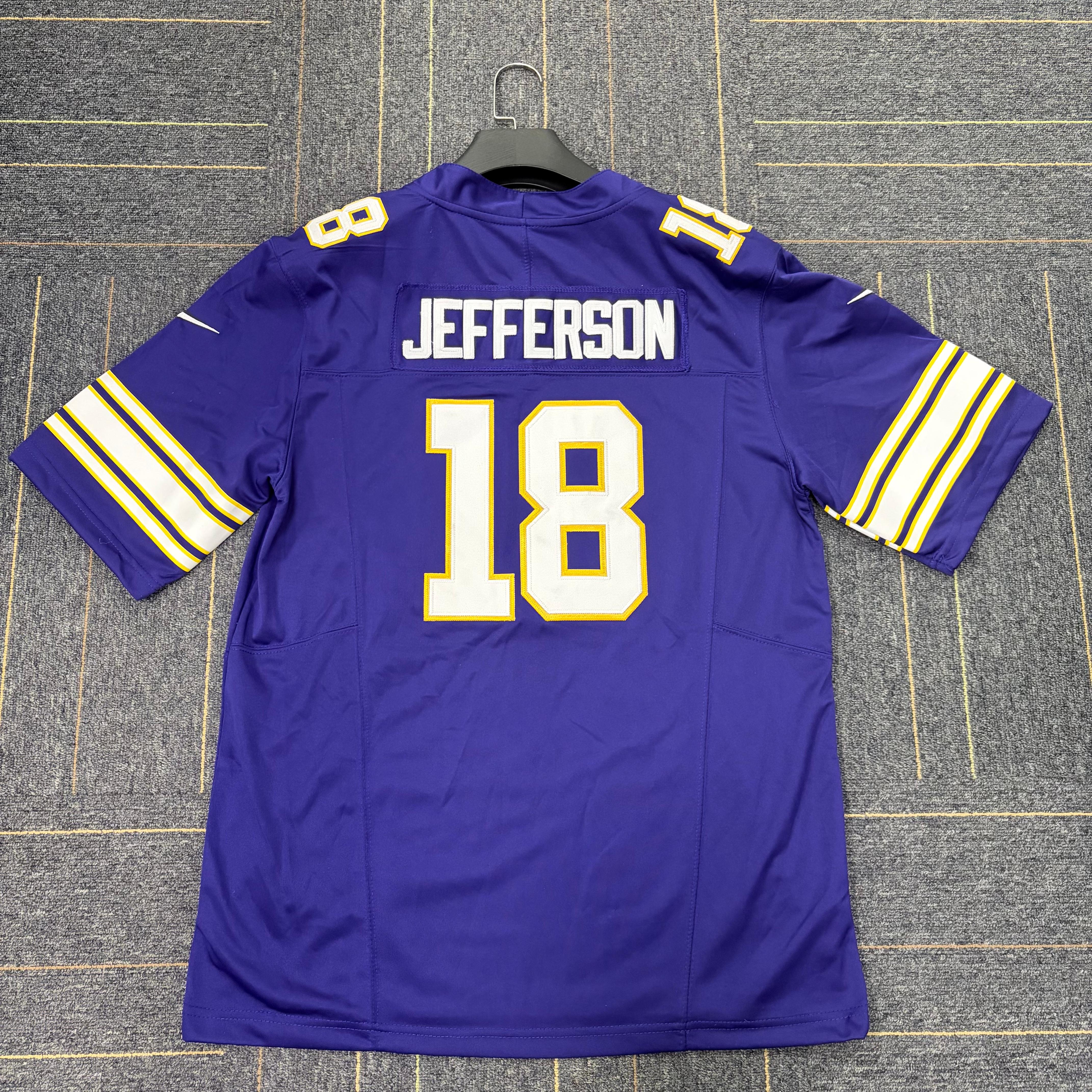 Men's Minnesota Vikings Justin Jefferson Nike Purple Vapor F.U.S.E. Limited Jersey