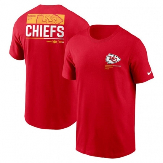 Men's Kansas City Chiefs Red Team Incline T Shirt