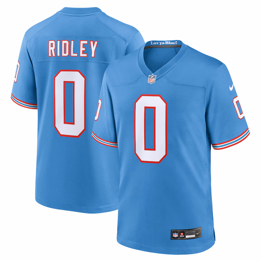 Youth Tennessee Titans Calvin Ridley Nike Light Blue Game Jersey