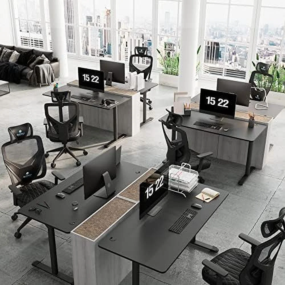 SQTRFCV It's_Organized White Computer Desk 47 inch PC Laptop Computer Table Workstation with Mouse Pad Modern Study Writing Desk for Home Office Gaming/Working - Curated Treasures Market