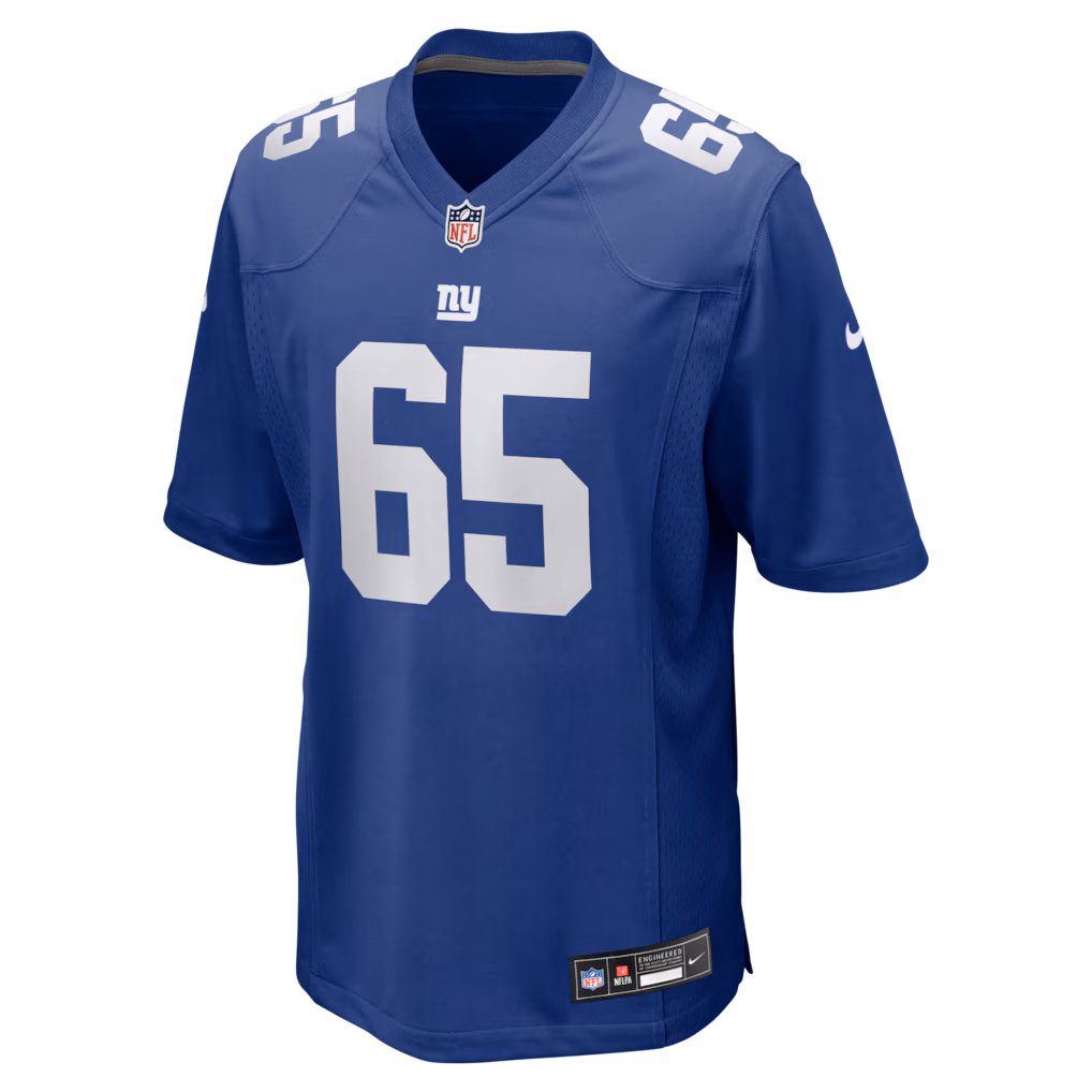 Men's New York Giants Francis Mauigoa Nike Royal 2026 NFL Draft First Round Pick No. 10 Team  Jersey