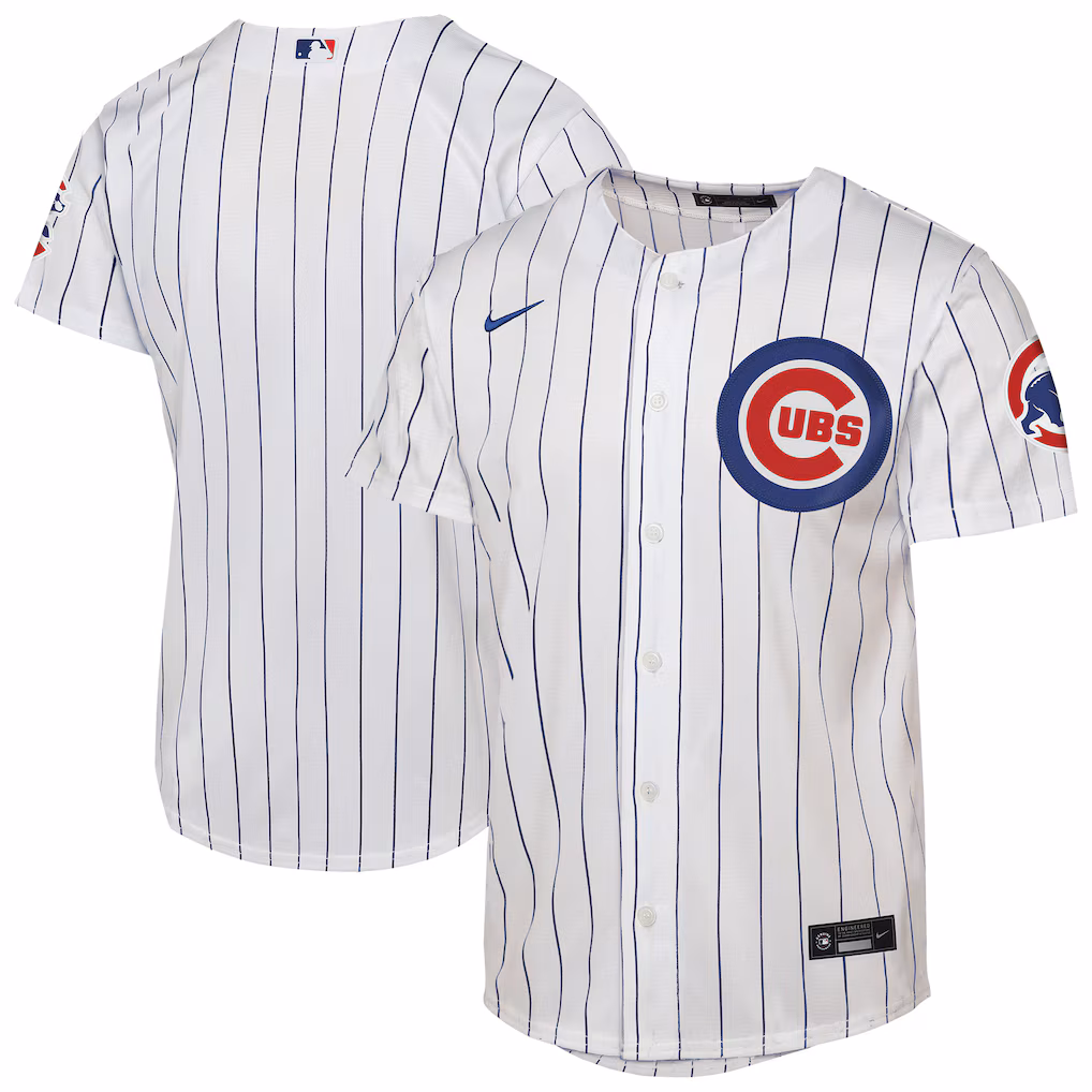 Youth Chicago Cubs Nike White Home Stadium Jersey