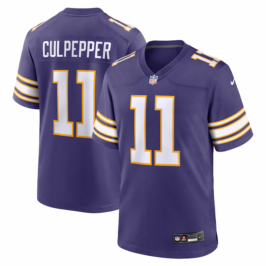 Men's Minnesota Vikings Daunte Culpepper Nike Purple Retired Player Alternate Game Jersey