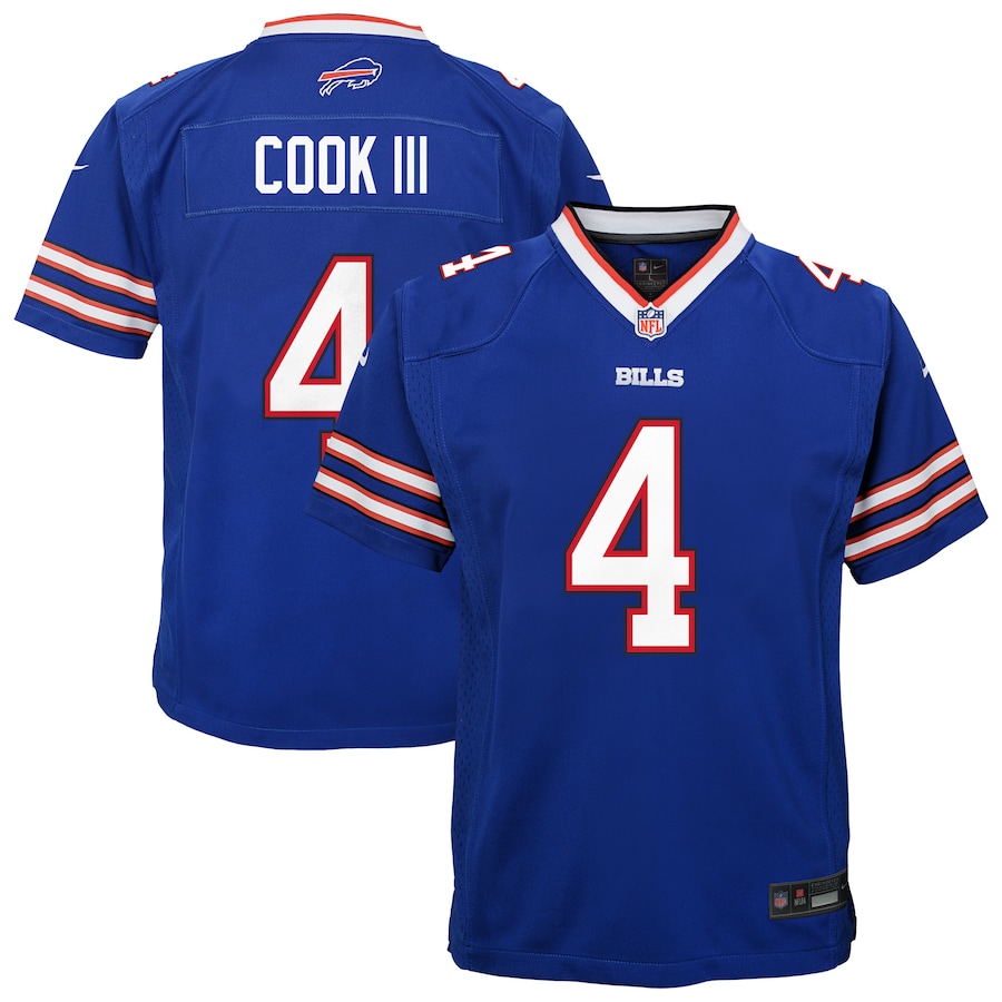 Youth Buffalo Bills James Cook III Nike Royal Game Jersey