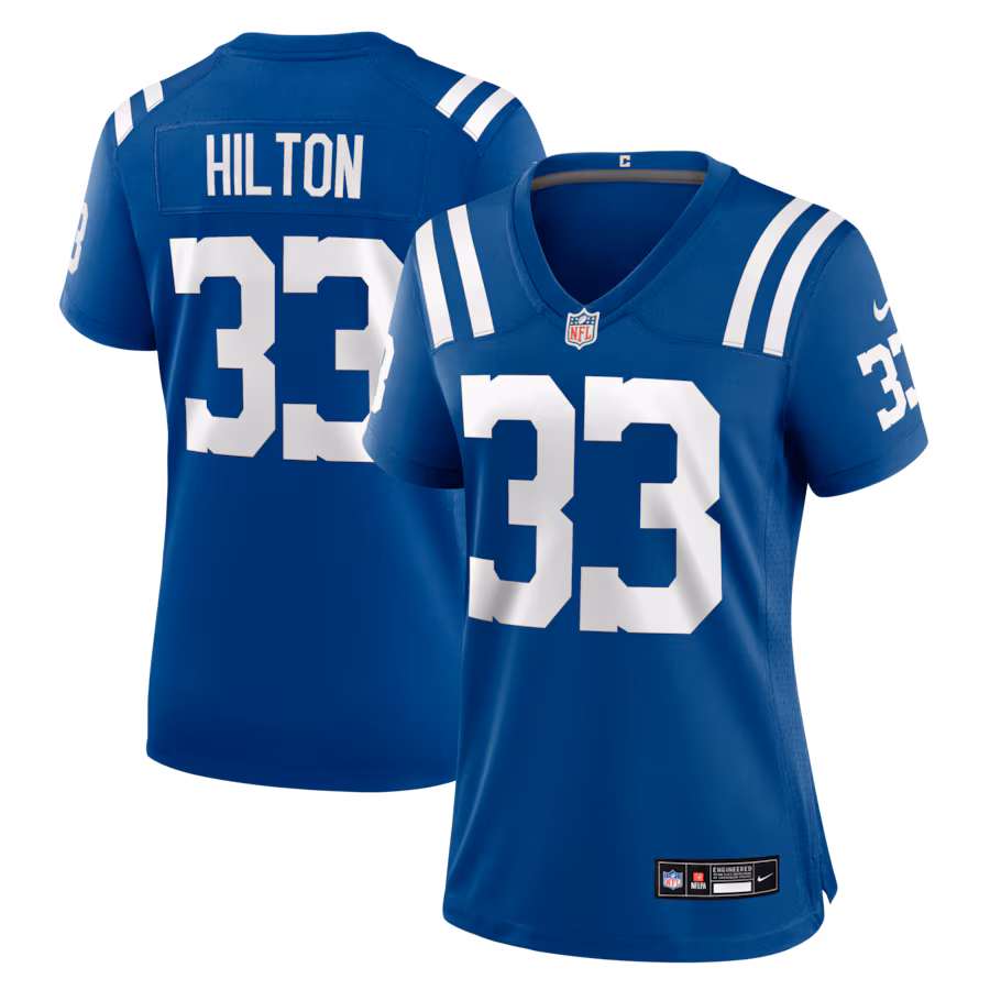 Women's Indianapolis Colts Mike Hilton Nike Royal Team Game Jersey