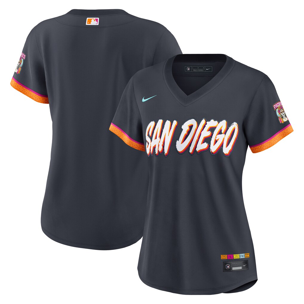 Women's San Diego Padres Nike Obsidian 2026 City Connect Stadium Jersey