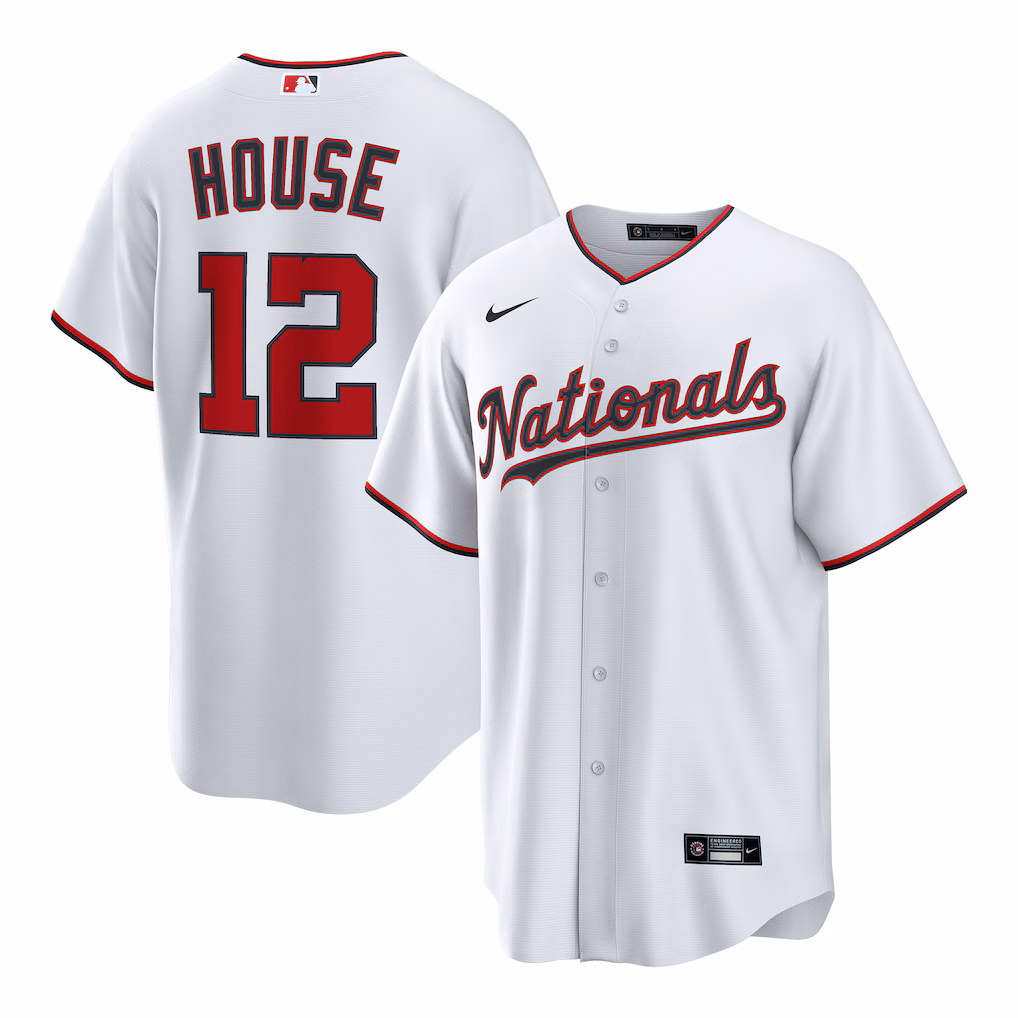 Men's Washington Nationals Brady House Nike White Home Replica Jersey