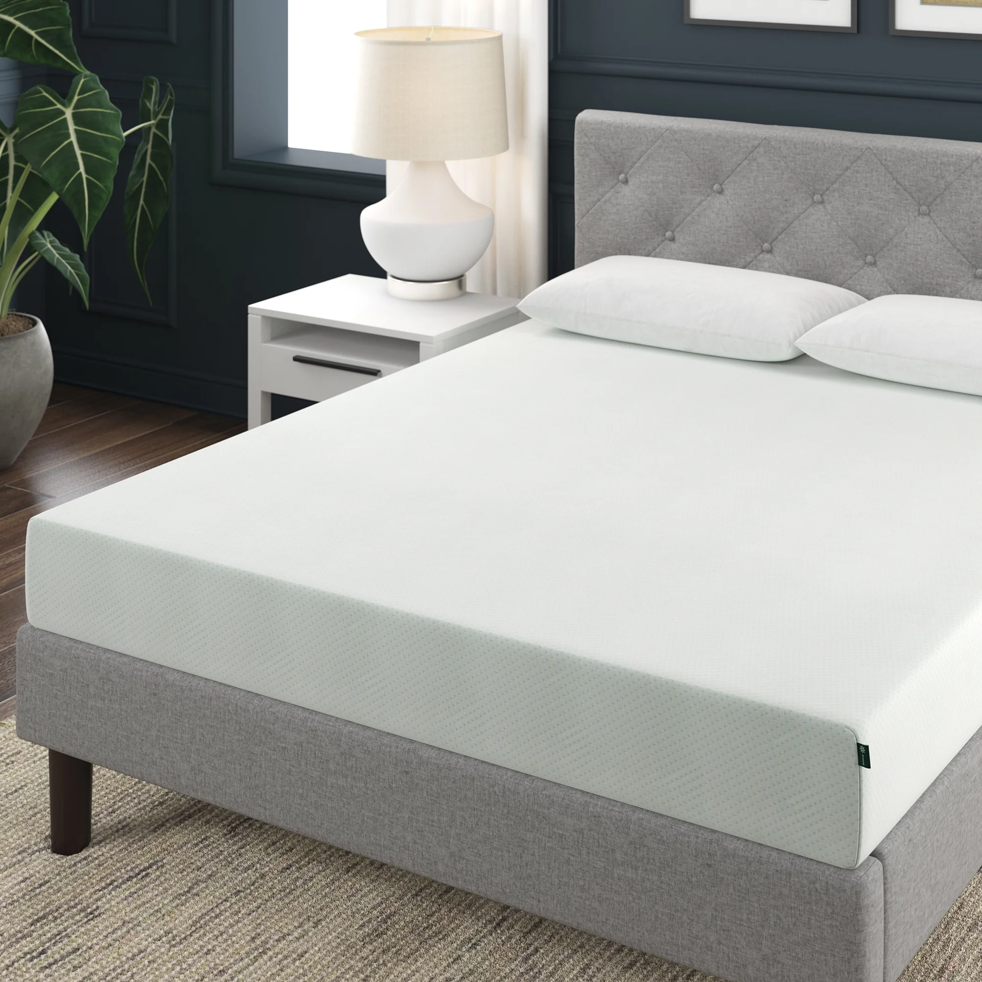 Zinus Spa Sensations 8 Green Tea Rest Well Memory Foam Mattress, Adult, Queen